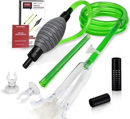 boxtech Fish Tank Water Change, Vacuum Siphon Water Changer Pump Sand Cleaner by Boxtech