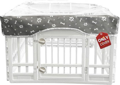 PJYuCien Dog Playpen Mesh Top Cover, Fits 36 Inch 4 Panels Regular Square by PJYuGienPetGarden