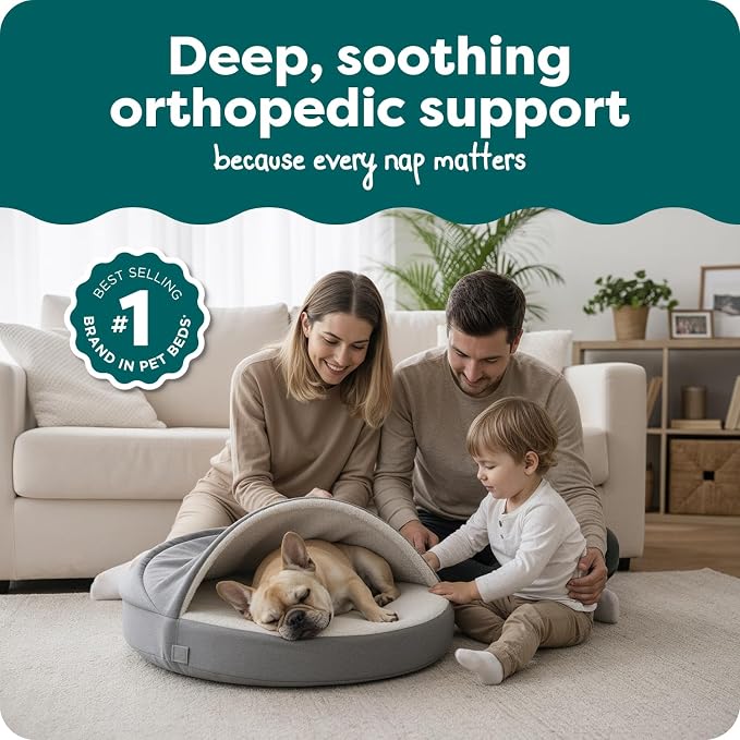 Furhaven 26" Round Orthopedic Dog Bed - Image 2