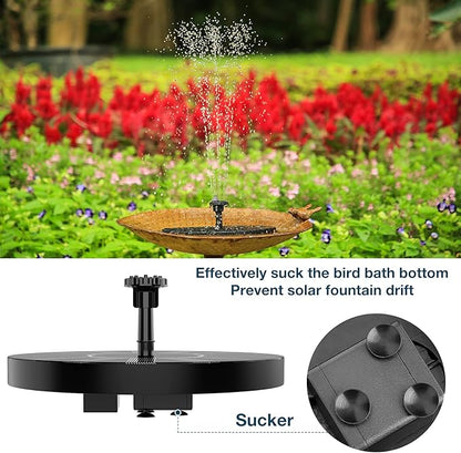 AISITIN 2 x 1.5 W DIY Solar Powered Garden Fountain - Image 6