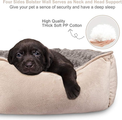 JOEJOY Rectangle Dog Bed for Large Medium Small Dogs - Image 2