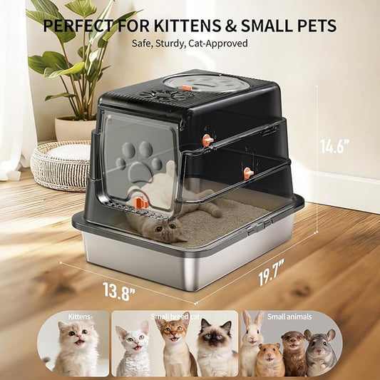 Stainless Steel Cat Litter Box - Image 2