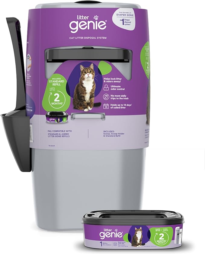 Litter Genie Standard Pail | Cat Litter Box Waste Disposal System by LitterGenie