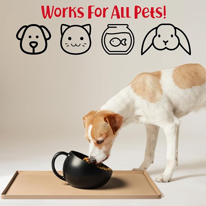 DogBuddy Dog Food Mat – Waterproof Dog Bowl Mat - Image 4