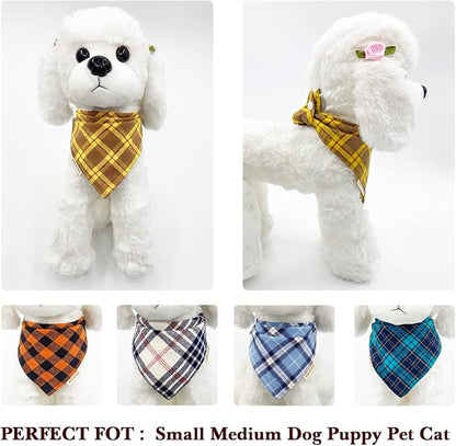 5PCS Dog Bandanas with Button - Image 2