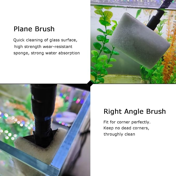 AQUANEAT 6 in 1 Fish Tank Cleaning Tools, Aquarium Cleaner Set - Image 3