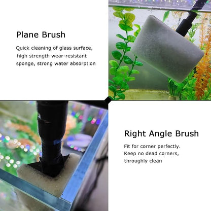 AQUANEAT 6 in 1 Fish Tank Cleaning Tools, Aquarium Cleaner Set - Image 3