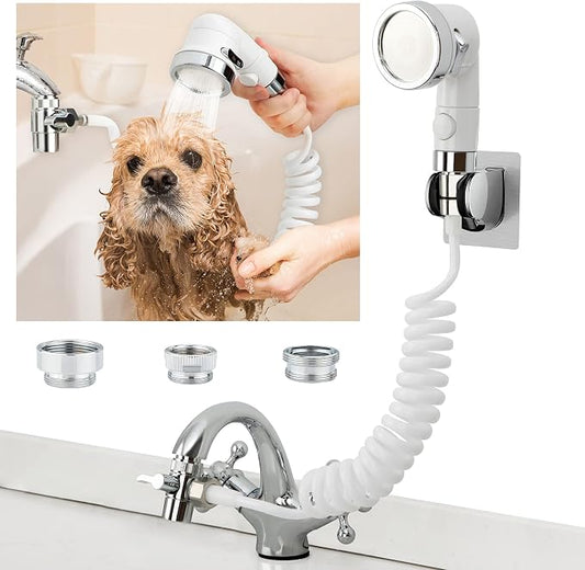 ZCONIEY Sink Faucet Sprayer Attachment, Shower Head Attaches To Tub Faucet by ZCONIEY