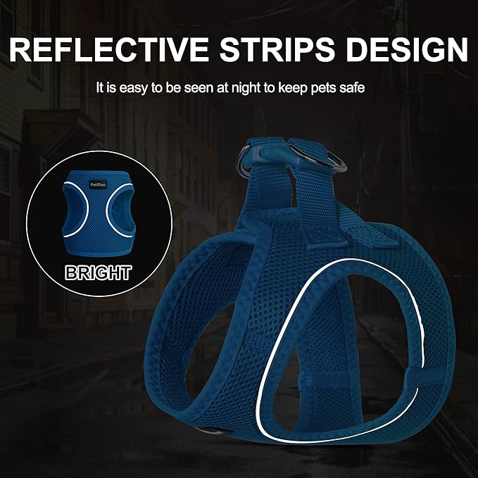 PetiFine Cat Harness and Leash Set, Escape Proof Kitten Harness Reflective - Image 4