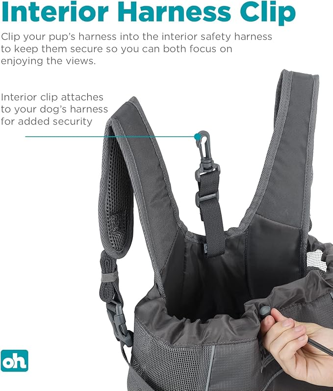 Outward Hound PupPak Dog Front Carrier, Padded Straps, Breathable Mesh - Image 4