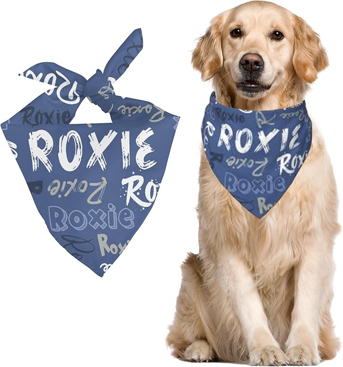 Custom Pet Scarf Personalized Dog Bandana by DOREALA