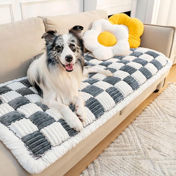 FUNNY FUZZY Pet Couch Covers for Sofa, Couch Covers for Dogs Washable Dog Couch by FUNNYFUZZY