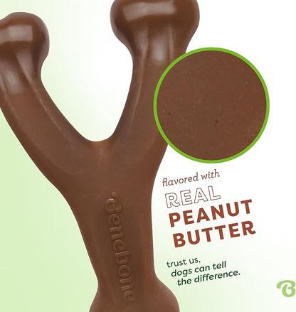 Benebone Peanut Butter Flavored Wishbone Chew Toy - Image 2