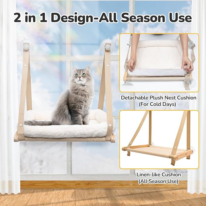 CATISM Cushion Cat Window Perch - Image 2