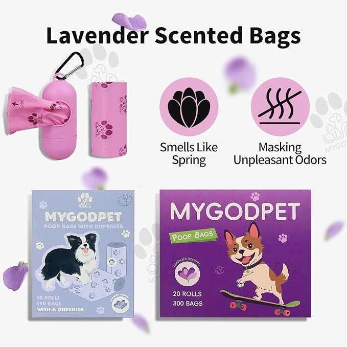 Dog Poop Bags Rolls with Dispenser 150 Count Biodegradable Bags - Image 6