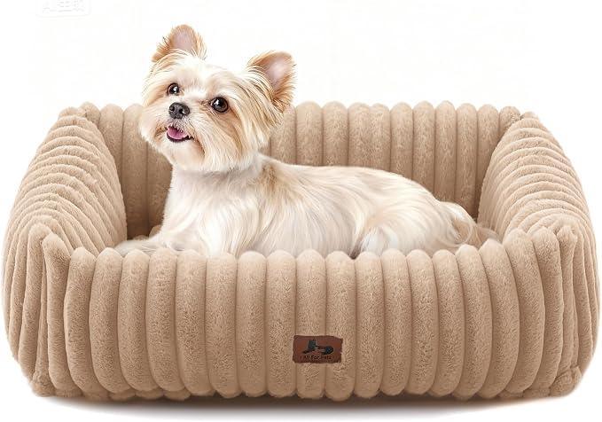 Washable Dog Bed for Small Medium Dogs by WARMREST