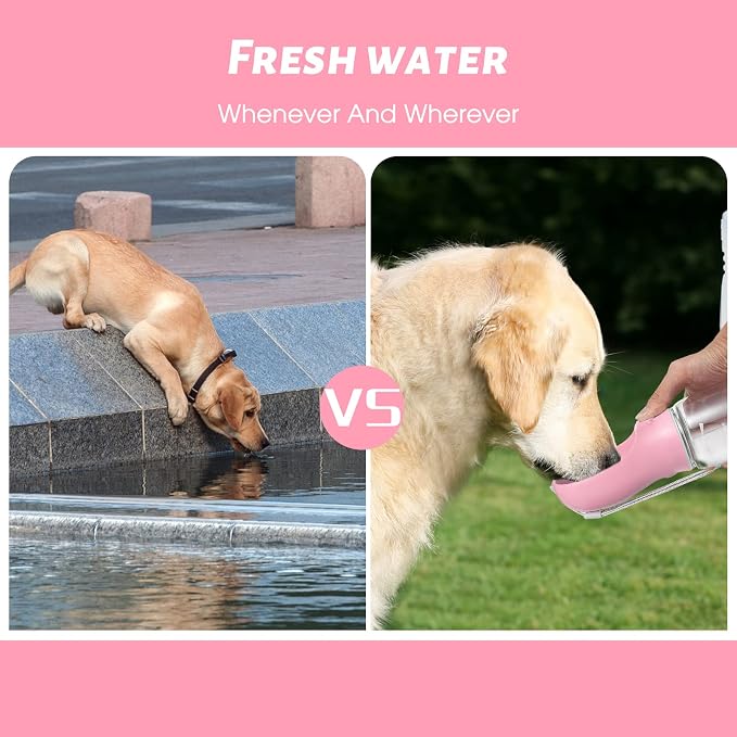 Kalimdor Dog Water Bottle, Leak Proof Portable Puppy Water Dispenser - Image 5