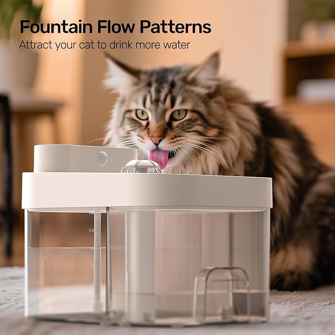 2026 Latest Cat Water Fountain, No Filter Cotton, App Monitoring Wastewater - Image 9