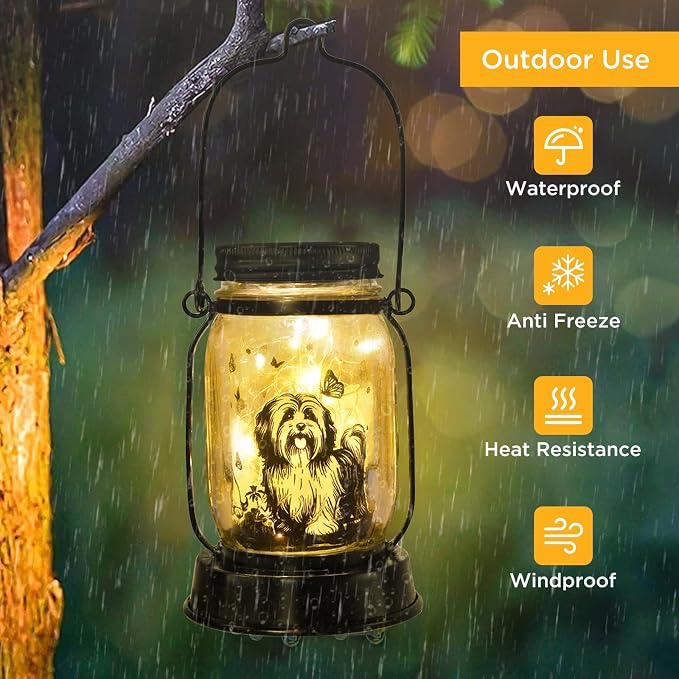 kyoryuger Shih Tzu Gifts for Women/Men Shih Tzu Solar Lanterns Dog Mom Birthday - Image 4