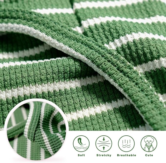 Dog Clothes, Stripe Dogs Shirts - Image 2