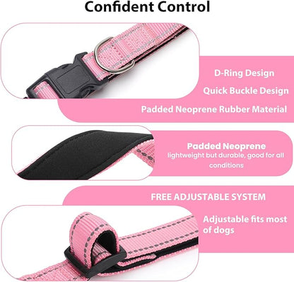 Reflective Dog Collar Padded - Image 4