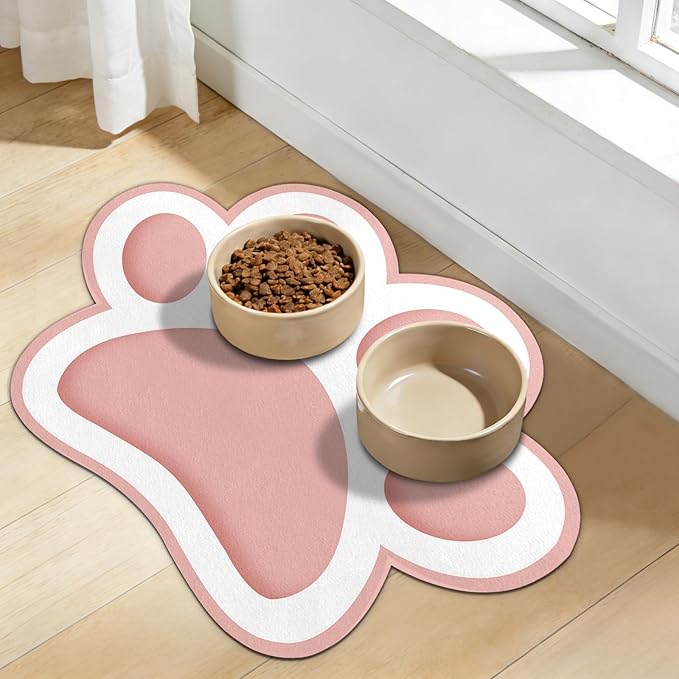 Dog Food Mat for Bowls, Absorbent Quick Dry Dog Cat Mats for Food and Water - Image 9
