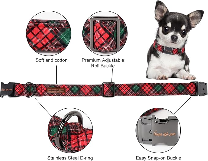 Unique style paws Dog Collar Metal Buckle Puppy Collar - Image 2