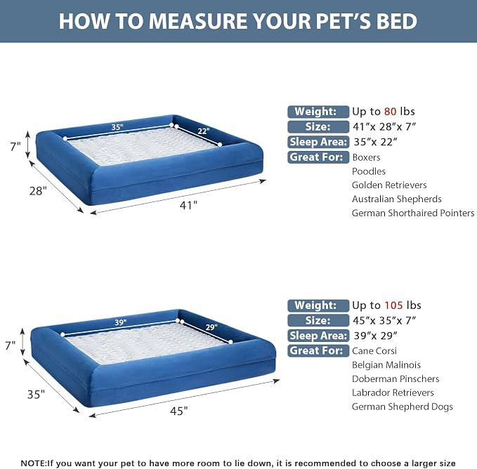 WNPETHOME XL Extra Large Dog Bed, Washable Dog Couch - Image 4
