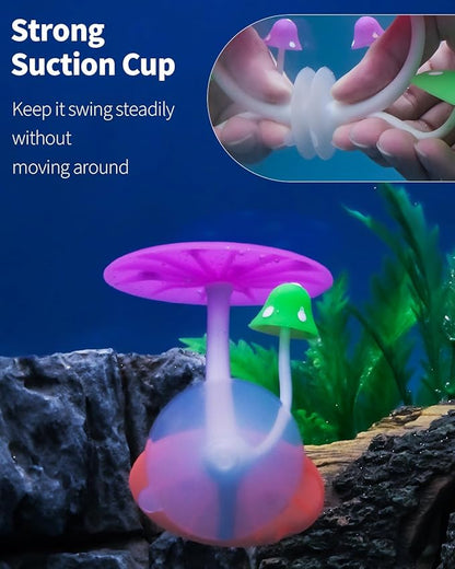 Uniclife Betta Mushroom Hammock Soft Aquarium Rest Bed Fish Breeding Playing Pad - Image 6