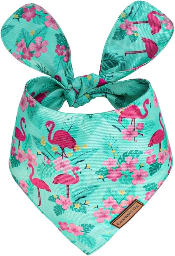 Luxury Double-Layer Dog Birthday Bandana – Handmade, Silk-Soft Polyester by Qxsnuvvlg