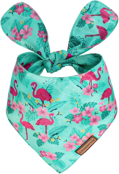 Luxury Double-Layer Dog Birthday Bandana – Handmade, Silk-Soft Polyester by Qxsnuvvlg