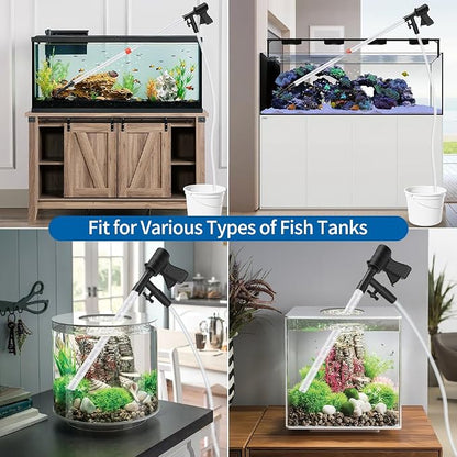 Aquarium Gravel Cleaner, Quick Water Changer, Gravel Vacuum - Image 4