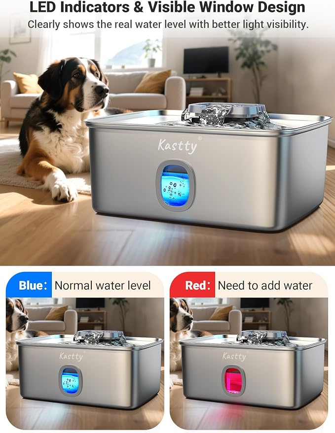 Kastty 4 Gal Dog Water Fountain - Image 5