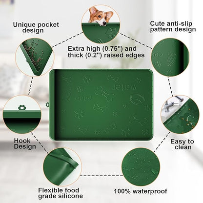 Dog Food Mat - Silicone Dog Mat - Image 4
