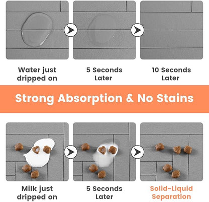 Pet Feeding Mat-Absorbent Pet Placemat - Image 3