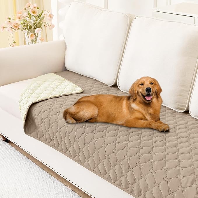 Smiry Waterproof Dog Bed Cover Blanket, Soft Reversible Pet Blanket, Washable by Smiry