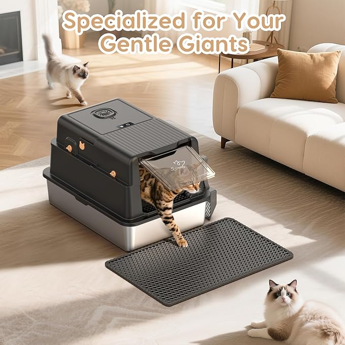 L8 Ultra-XXXL Stainless Steel Litter Box - Image 7