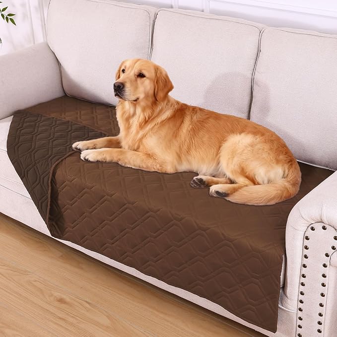 hyha Waterproof Dog Bed Blanket, Soft Pet Blankets, Waterproof Couch Cover by hyha