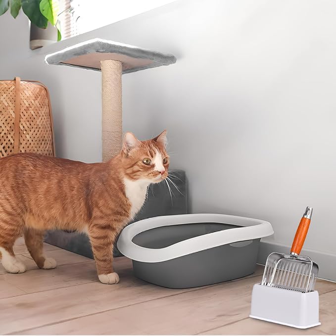 Rustproof & Unbreakable 304 Stainless Steel Metal Cat Litter Scoop - Image 8