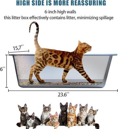 Stainless Steel Cat Litter Box - Image 2