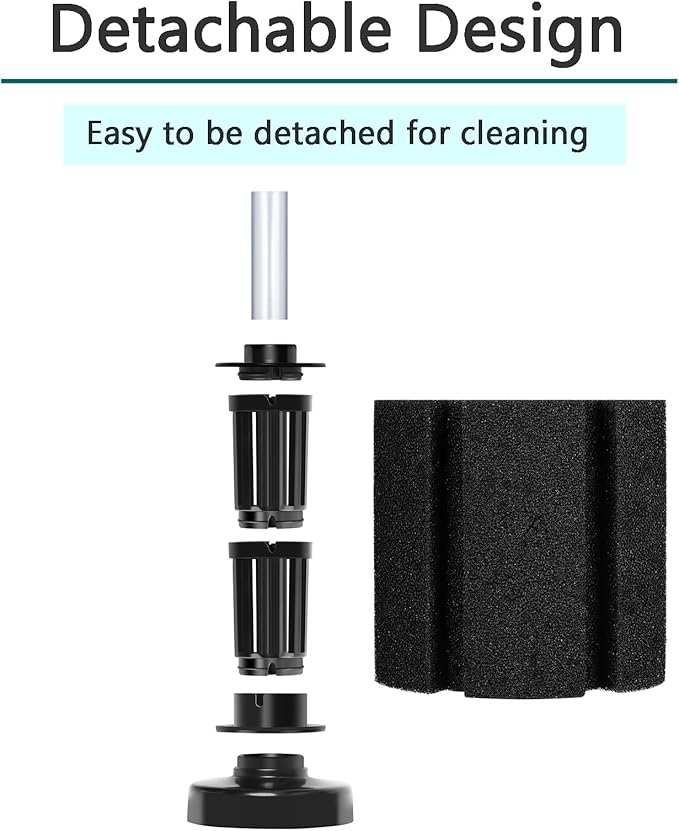AQUANEAT Aquarium Bio Sponge Filter Breeding Fry Betta Shrimp Nano Fish Tank - Image 3