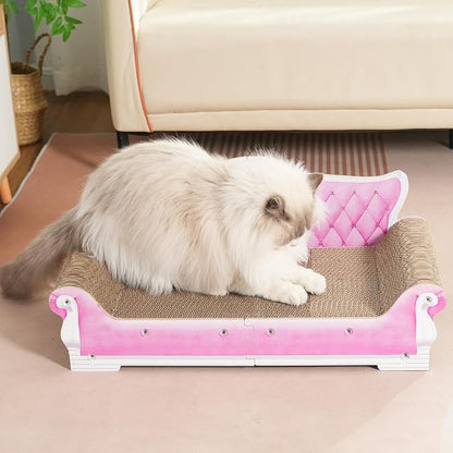 Cat Sofa Shape Scratch Pad for Large Medium Small Indoor Cats, Larger-Sized - Image 5