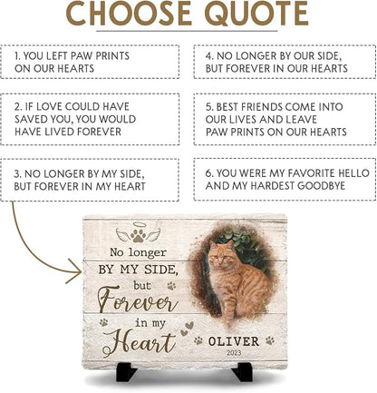 Personalized Rectangle-Shaped Memorial Rock - Image 3