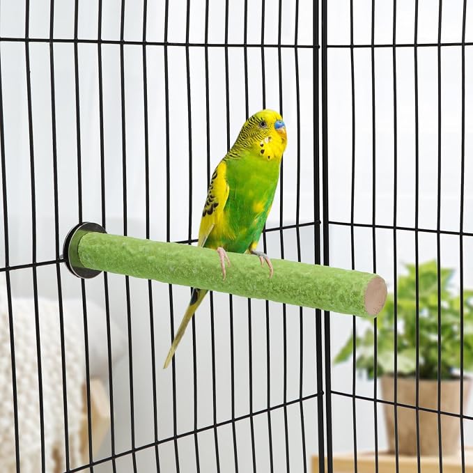 Hypeety Bird Cage Perch Stand Wooden Paw Grinding Toy Chew Toys - Image 6