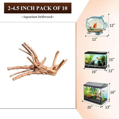 majoywoo Natural Small Driftwood - Image 2