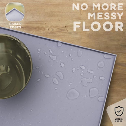 Dog Food Mat - 24x15 Raised Edges Dogs Mat - Image 5