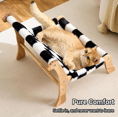 Solid Wood Cat Couch Bed for Indoor Cats, Modern Cat Sofa - Image 8
