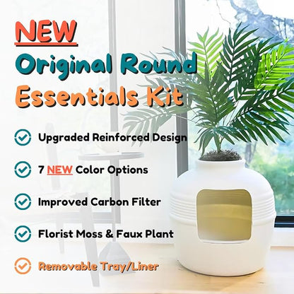 Good Pet Stuff Hidden Litter Box Planter, Decorative Cat Litter Enclosure - Image 4