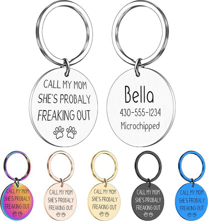 Funny Personalized Dog Tag, Customized Dog Collar by Unknown