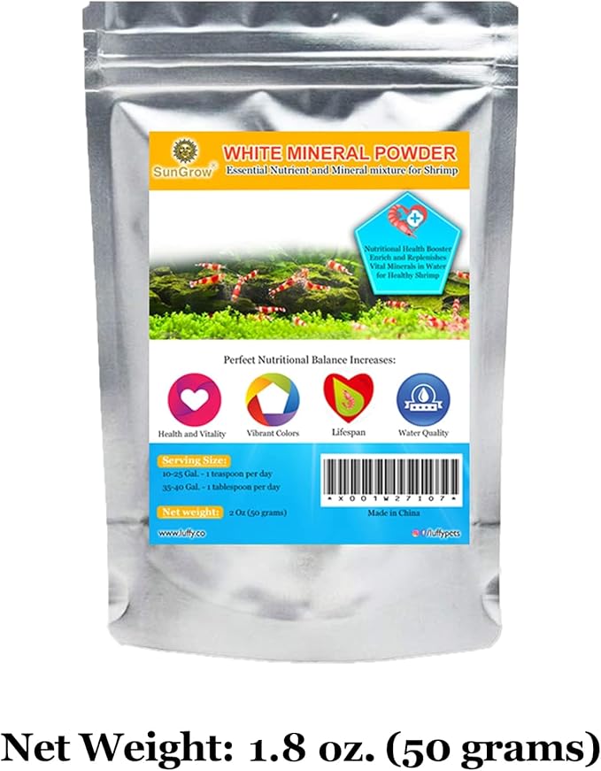 SunGrow Shrimp Calcium White Powder, Supports Healthy Molting, Improves Shell - Image 6